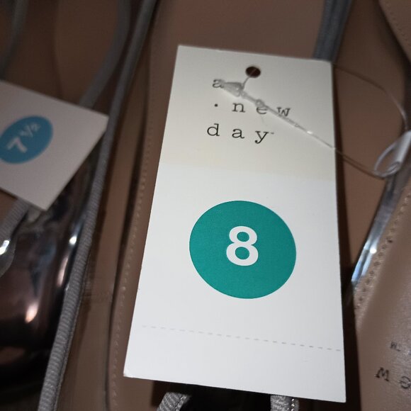 NEW A New Day™ Women's Joy Ballet Pumps Silver - Picture 9 of 12